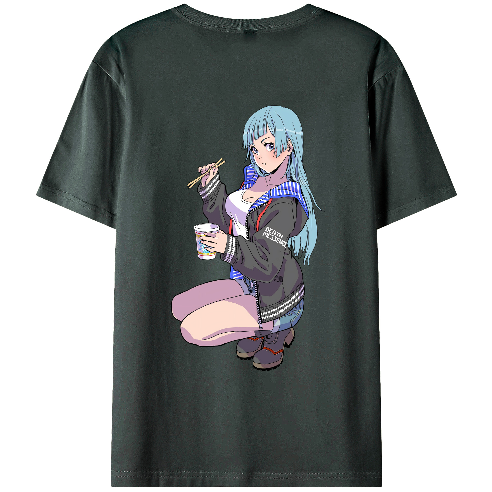（画像用） 呪術廻戦 Jujutsu Kaisen 綿100％ メンズ半袖Tシャツ（バックプリント） 通気性